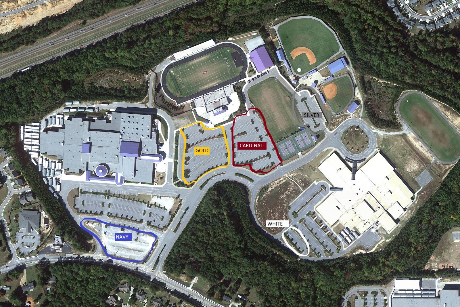 parking lot map parking lot map